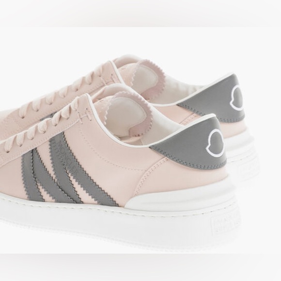 MONCLER LOW-TOP VEGAN LEATHER MONACO SNEAKERS - Picture 3 of 16